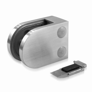 Zacisk do panelu ze szkła o dużej średnicy